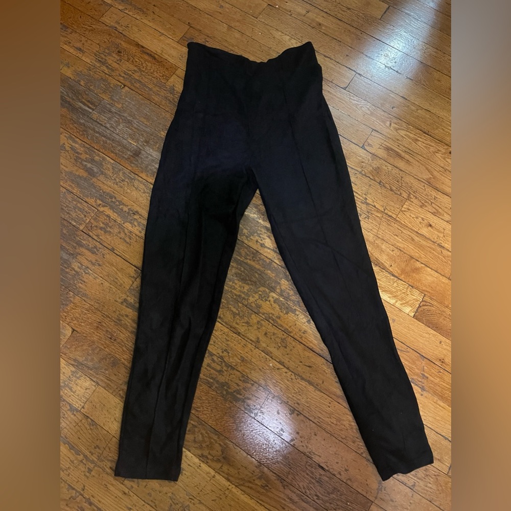 Shein Velvet Black Pants for female.  Medium size
